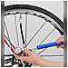 Pompa Portatile In Lega Di Alluminio Per Bici Con Manometro 120 Psi E Tubo Flessibile Black - Foto miniatura 5