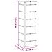 Supporto per Ombrellone Senape 15.5 x 15.5 x 49 cm Metallo - Foto miniatura 9