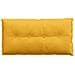 Cuscino per Schiena Giallo Chiaro 100 x 50 cm Tessuto in Cords - Foto miniatura 6