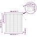 Tenda Veneziana Marrone Scuro con Motivo 150 x 140 cm PVC - Foto miniatura 7