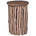 Pouf Naturale 30 x 30 x 45 cm Legno di teak solido - Foto miniatura 1
