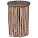 Pouf Naturale 30 x 30 x 45 cm Legno di teak solido - Foto miniatura 5