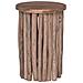 Pouf Naturale 30 x 30 x 45 cm Legno di teak solido - Foto miniatura 6