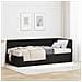 Struttura Letto Angolare con Materasso 2 pcs Nero Velluto - Foto miniatura 2