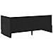 Struttura Letto Angolare con Materasso 2 pcs Nero Velluto - Foto miniatura 9