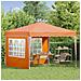 Tenda per feste a pop-up 288 x 288 x 245 cm Arancione - Foto miniatura 3