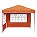 Tenda per feste a pop-up 288 x 288 x 245 cm Arancione - Foto miniatura 6