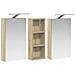 Set di Armadi da Bagno con lo scaffale 3 pcs 80 x 10,5 x 50 cm - Foto miniatura 5