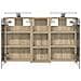 Set di Armadi da Bagno con lo scaffale 3 pcs 80 x 10,5 x 50 cm - Foto miniatura 7