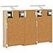 Set di Armadi da Bagno con lo scaffale 3 pcs 80 x 10,5 x 50 cm - Foto miniatura 9