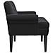 Loveseat con bottoni imbottiti Nero 120 x 66 x 78 cm - Foto miniatura 4