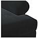 Loveseat con bottoni imbottiti Nero 120 x 66 x 78 cm - Foto miniatura 6