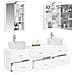 Set di mobili per il bagno 5 pcs Bianco - Foto miniatura 3