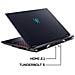 Predator HELIOS 16 U9 290HX 32GB 1TB 5080 BLK Intel Core Ultra 9 290HX Plus Computer portatile 40,6 cm (16") WQXGA DDR5-SDRAM SSD NVIDIA GeForce RTX 5080 Laptop GPU Wi-Fi 6E (802.11ax) Windows 11 Home Inglese UK Nero - Foto miniatura 3