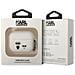Karl Lagerfeld Klacapsilkcw Custodia Airpods Pro Bianca /bianche Silicone Karl & Choupette - Foto miniatura 1