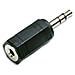 IADAP AU-227 - Adattatore Audio 2.5mm Maschio a 3.5mm Femmina - Foto miniatura 1
