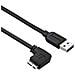 Cavo USB 3.0 Tipo A a Micro B slim - Connettore USB3.0 A a Micro B slim ad angolo sinistro Gen 1 (5 Gbps) - 50cm - Foto miniatura 1
