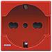 H4140/16r - Axolute - Presa Std Tedesco / italiano Red - Foto miniatura 2