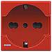 H4140/16r - Axolute - Presa Std Tedesco / italiano Red - Foto miniatura 4