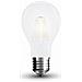 Lampadine Led E27 8w A60 Filamento Smd Bulbo Frost Luce Calda 3000k Vt-1938 4483 - Foto miniatura 2