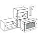 Forno Elettrico da Incasso 8052747842056 Capacità 103 L Multifunzione Ventilato Colore Acciaio Inox - Foto miniatura 3