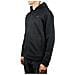 Men Hoodie X4z18-blm201blk, Uomo, Nero, Felpa, Numero: S - Foto miniatura 3