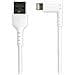 . com Cavo Usb Angolare A Lightning - Conforme Apple Mfi Da 1m Bianco - Foto miniatura 2