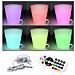 V-tac Vt-7805 Lampada Led Da Terra A Forma Di Vaso Light Multicolor Rgb Batteria Ricaricabile Ip54 Con Telecomando - Sku 40181 - Foto miniatura 3