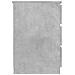 Scrivania Grigio Cemento 140x50x77 cm in Legno Multistrato - Foto miniatura 6