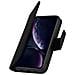 Custodia Iphone Xr Porta Carte In Pelle Funzione Stand Premium Nero - Foto miniatura 2