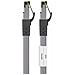 Goobay - Patch-kabel - Rj-45 (m) Bis Rj-45 (m) - 10 M - Sftp, Pimf - Cat 8.1 - Halogenfrei, Geformt, Ohne Haken, Verseilt - Grau (55141)  - Foto miniatura 2