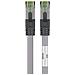 Goobay - Patch-kabel - Rj-45 (m) Bis Rj-45 (m) - 10 M - Sftp, Pimf - Cat 8.1 - Halogenfrei, Geformt, Ohne Haken, Verseilt - Grau (55141)  - Foto miniatura 3