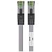 Goobay - Patch-kabel - Rj-45 (m) Bis Rj-45 (m) - 10 M - Sftp, Pimf - Cat 8.1 - Halogenfrei, Geformt, Ohne Haken, Verseilt - Grau (55141)  - Foto miniatura 7