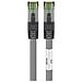 Goobay - Patch-kabel - Rj-45 (m) Bis Rj-45 (m) - 10 M - Sftp, Pimf - Cat 8.1 - Halogenfrei, Geformt, Ohne Haken, Verseilt - Grau (55141)  - Foto miniatura 1