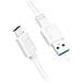 Cavo Logilink Usb 3.2 Gen 1x1 Cu0174 1 M, Bianco, Usb-a Maschio, Usb-c Maschio - Foto miniatura 3