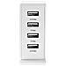 WCHAU481AWT Caricabatterie per dispositivi mobili Smartphone, Tablet Bianco AC - Foto miniatura 3