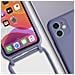 Cover Semirigida Per Iphone 11 Cordino Nylon 80 Cm Viola Chiaro - Foto miniatura 3