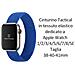Cinturino L 750 Originale Braided String Per Apple Watch 1-2-3-4-5-6-7-se 38 40 41mm Blu - Foto miniatura 2