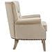 Sedia Accento In Twill Beige - Foto miniatura 4