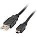 Cavo Usb Lanberg Ca-usbk-10cc-0003-bk Usb A 2.0 Maschio A Mini Usb Maschio 30 Cm Nero - Foto miniatura 1