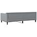 Letto Da Giorno Grigio Chiaro 100x200 Cm In Tessuto - Foto miniatura 4