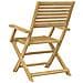 Sedie Giardino Pieghevoli 4pz 54,5x61,5x86,5 Cm Massello Acacia - Foto miniatura 4