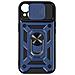 Cover Per Iphone 15 Anello Supporto Coprifotocamera Scorrevole, Blu Scuro - Foto miniatura 2