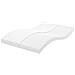 Materasso In Schiuma Bianco 140x220 Cm 7 Zone Durezza 20 Ild - Foto miniatura 1