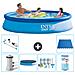 Piscina Fuori Terra - In Giro - 366x76 Cm - Blu - Include Accessori Coordinati A1051 - Foto miniatura 1
