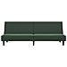 Divano Letto A 2 Posti Verde Scuro In Velluto - Foto miniatura 4