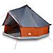Tenda Familiare Tipi 6 Persone Grigia e Arancione Impermeabile - Foto miniatura 6