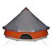 Tenda Familiare Tipi 6 Persone Grigia e Arancione Impermeabile - Foto miniatura 8