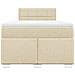 Giroletto a Molle con Materasso Crema 120x190 cm in Tessuto - Foto miniatura 6