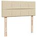 Giroletto a Molle con Materasso Crema 120x190 cm in Tessuto - Foto miniatura 7